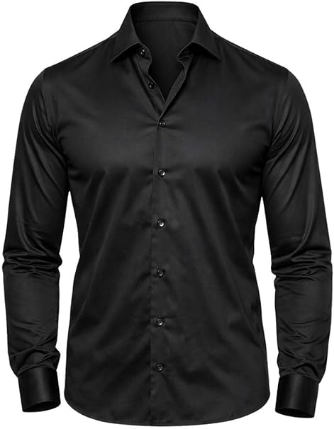 Camisa Social Masculina Acetinada Slim com Elastano – 50700
